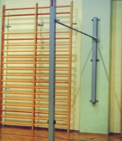 Gymnastická hrazda 1-pole, montovaná na stěnu