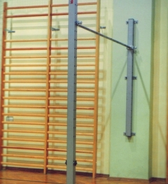 Gymnastická hrazda 1-pole, montovaná na stěnu