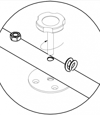 Sada na ukotvení házenkářské branky pro haly