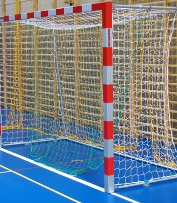 Síť do házenkářské branky se síťkou proti odrazu