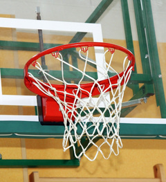 Basketbalová síťka zápasová, tloušťka šňůry 5 mm