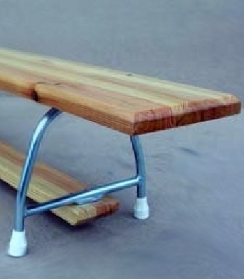 Gymnastické lavičky kovová konstrukce, délka 2 m