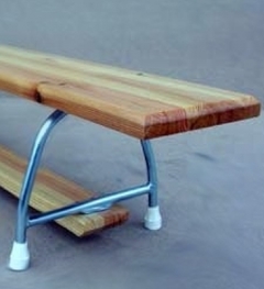 Gymnastické lavičky kovová konstrukce, délka 2 m