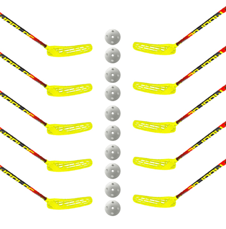 Set Wooloc Winner 32 (10 hokejek + 10 míčků)