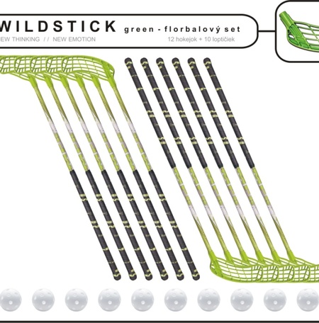 Set MPS Wildstick (12 hokejek + 10 míčků)