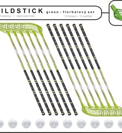 Set MPS Wildstick (12 hokejek + 10 míčků)