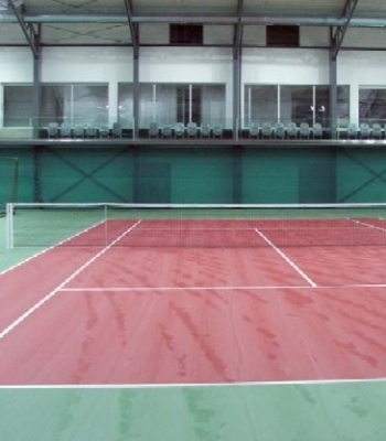 Tenisová síť bílá, tloušťka šňůrky 2 mm