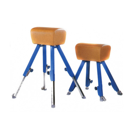 Gymnastická koza s regulací výšky, kůže